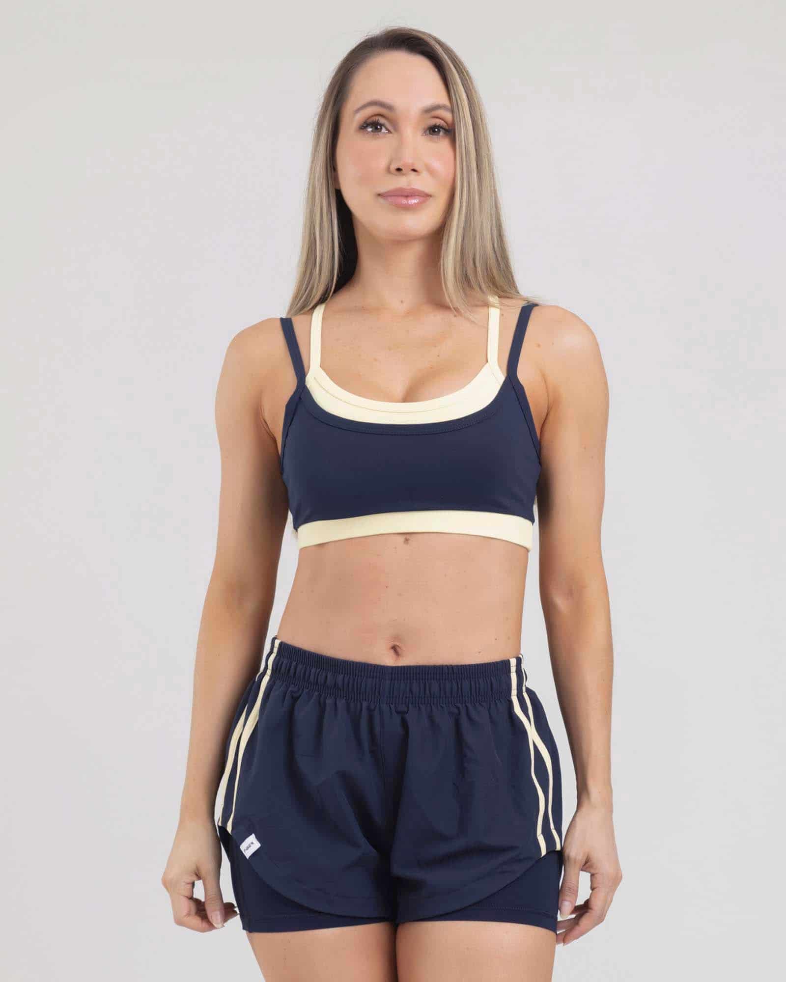 Top sisa azul navy dual glow tropi FIBER - miniatura 1