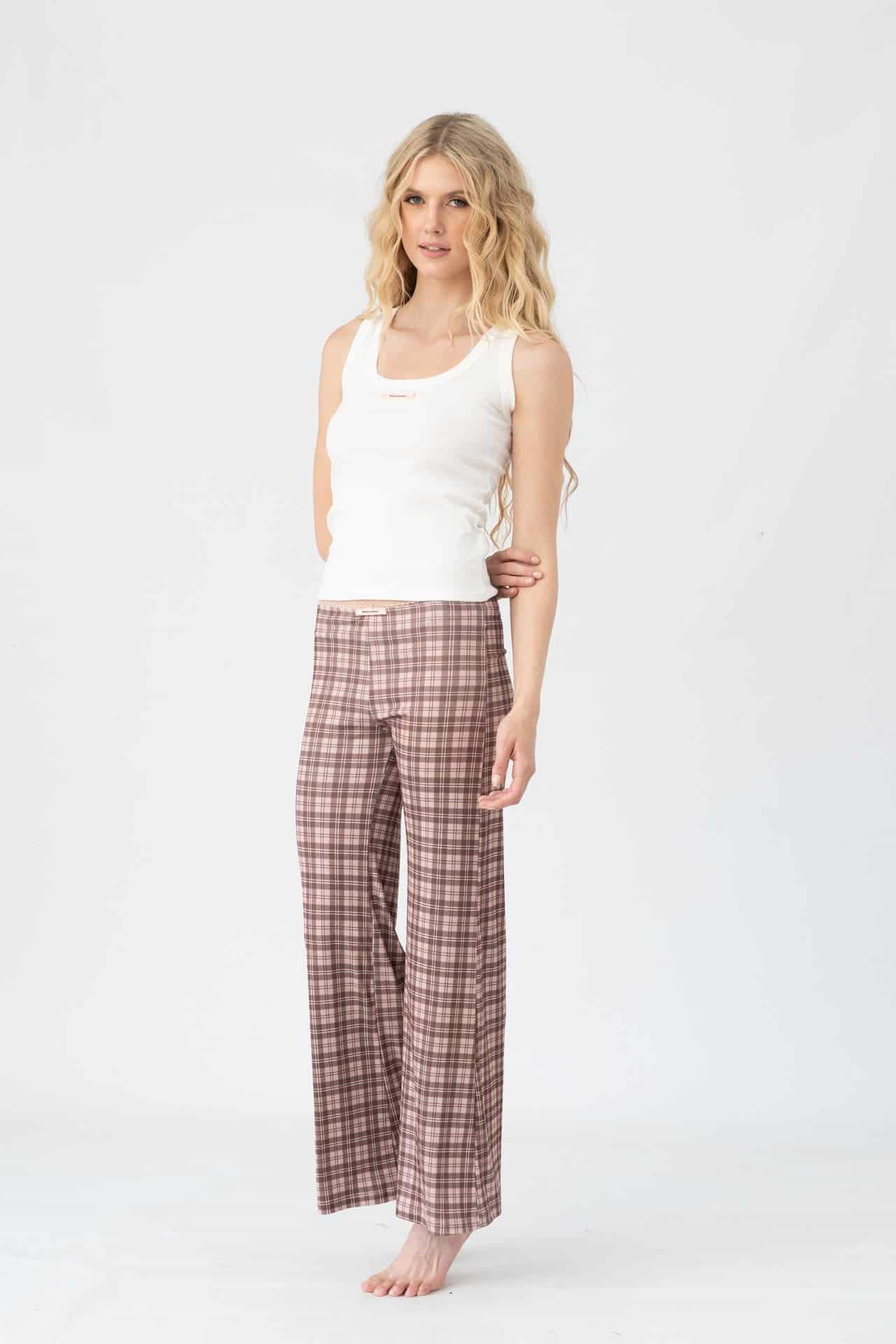 Set pantalon Los Angeles Mocha Plaid - miniatura 4