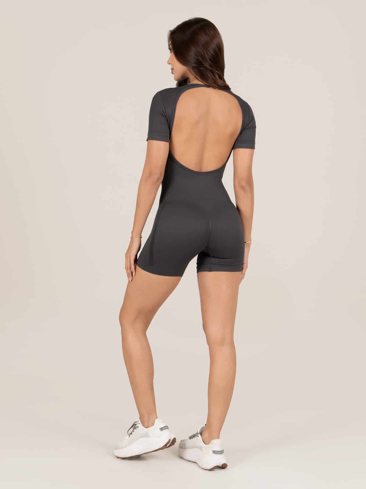 Ada Enterizo Seamless Gris Oscuro - miniatura 3