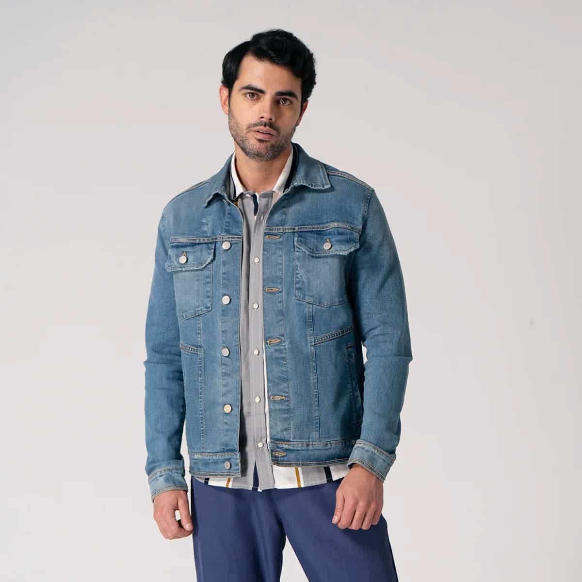 Chaqueta Denim Slim Clasica Italo - miniatura 1