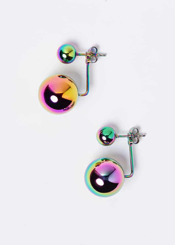 Aretes Maxi Saka Holographic - miniatura 2