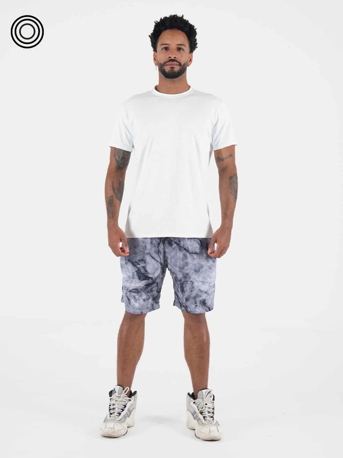 Pantaloneta basica hombre panal sublimada jonas - miniatura 2