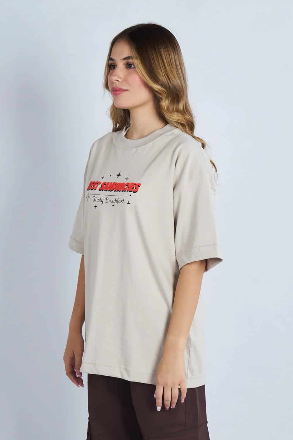 Camiseta oversize Best Sandwiches Marfil| DROP 03 | - miniatura 8