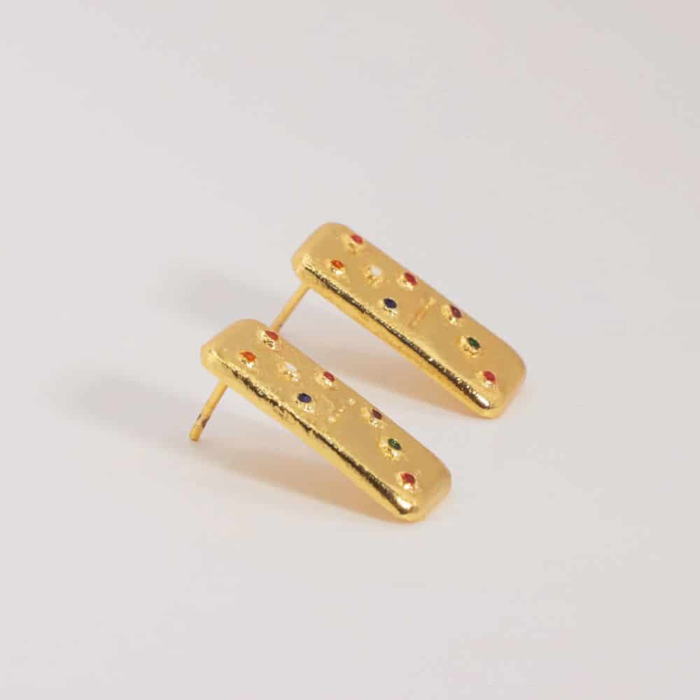 Aretes Dominó Mini - miniatura 3