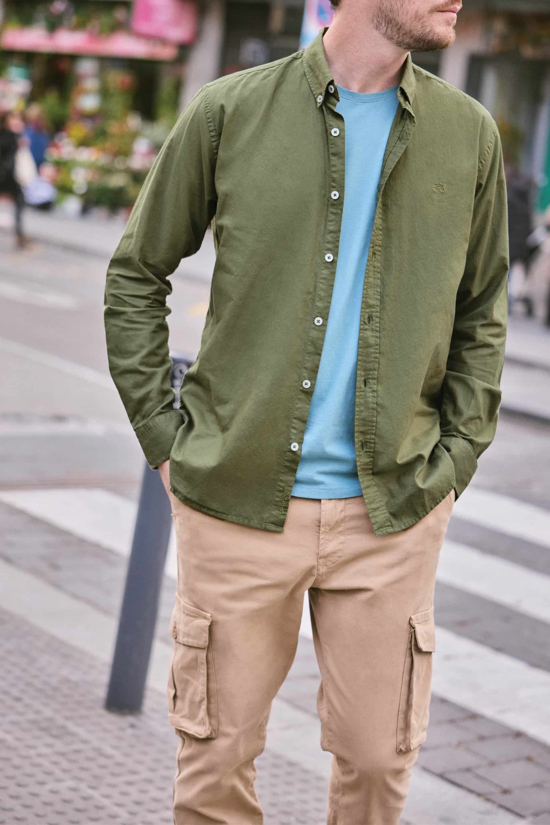 CAMISA OXFORD MILITAR - miniatura 3