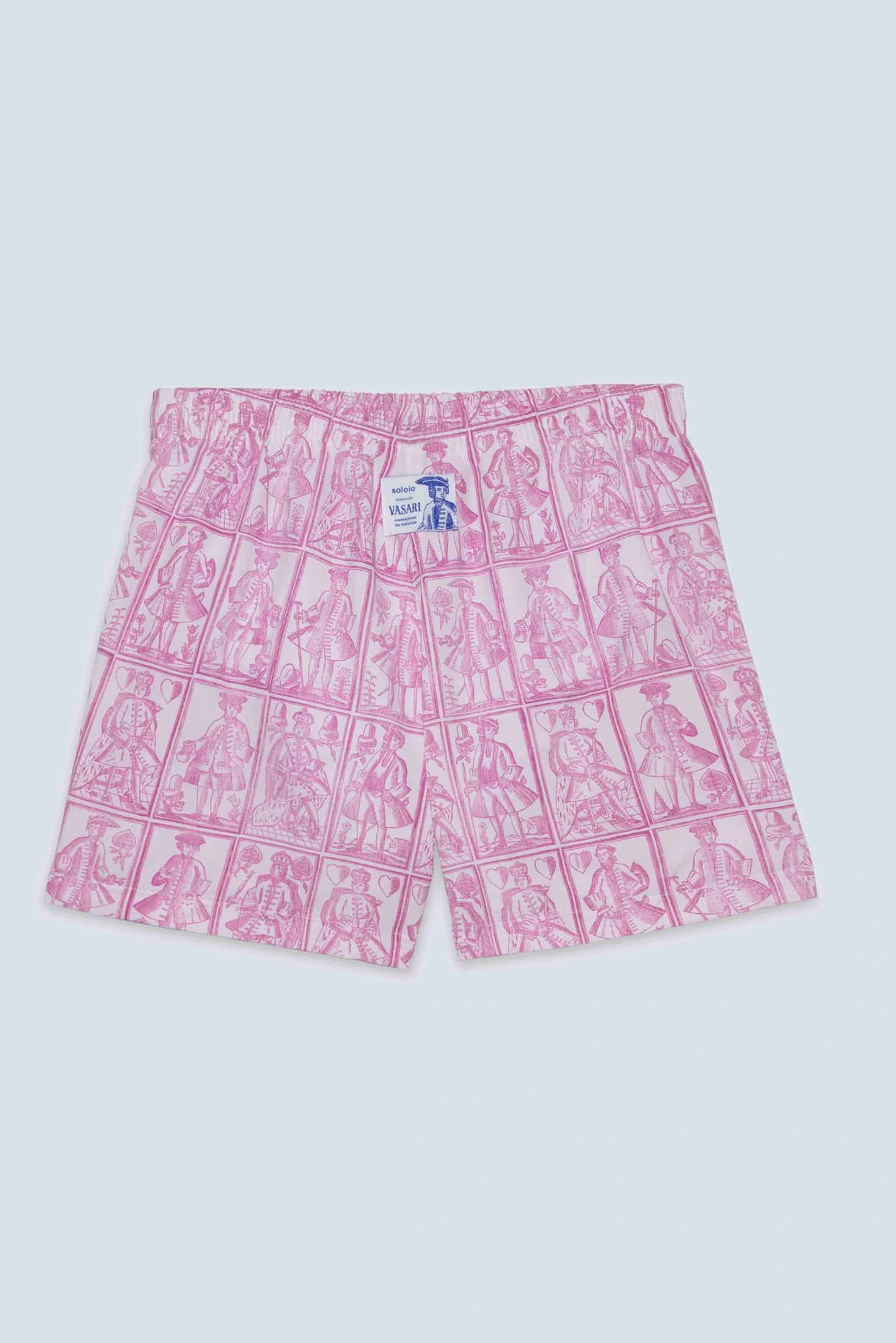 Men's cards swim trunk pink - miniatura 5
