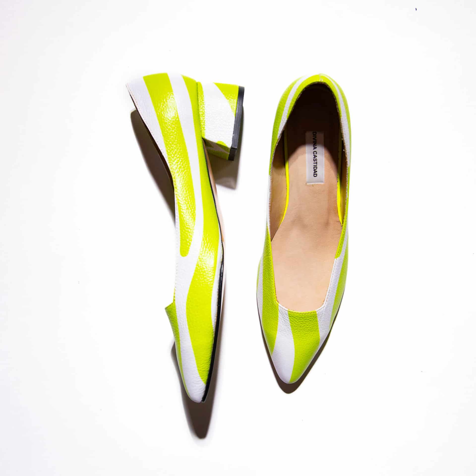 Midi Zebra Green Heels - miniatura 1
