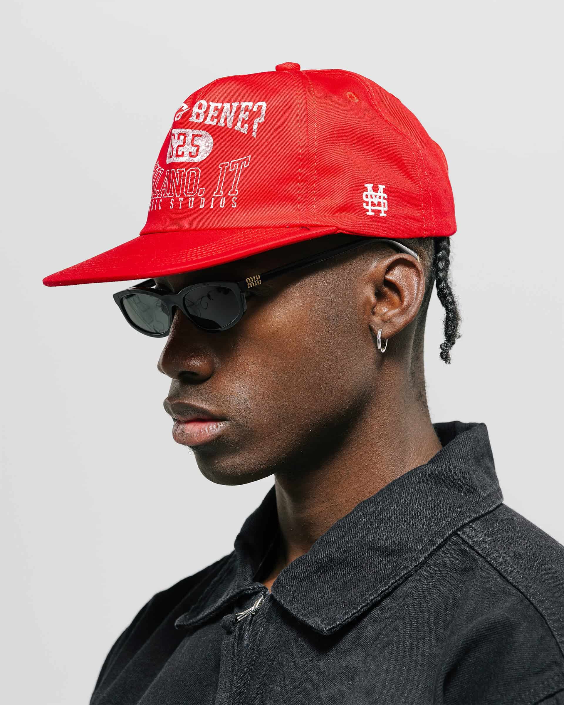 Gorra Tutto Bene - Rojo Cherry - miniatura 2
