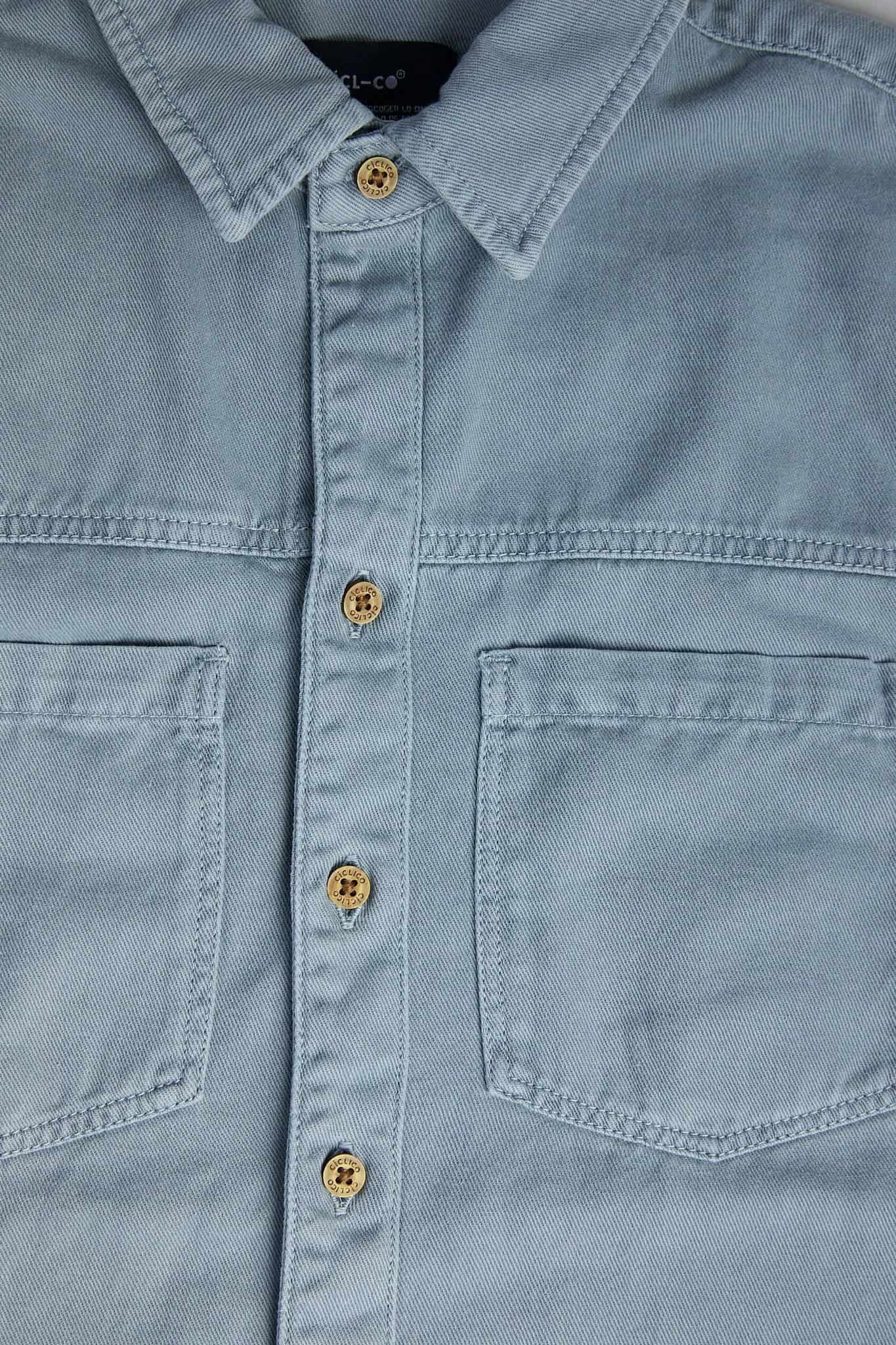 Sobrecamisa azul claro - miniatura 5