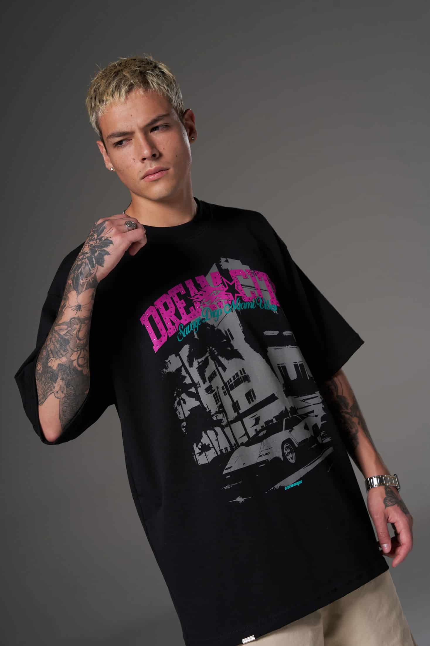 T shirt dream city rosada 250 gramos 14603 - miniatura 7