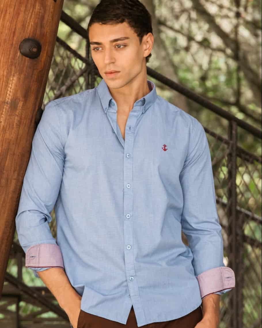 Camisa Punteado Navy - miniatura 2