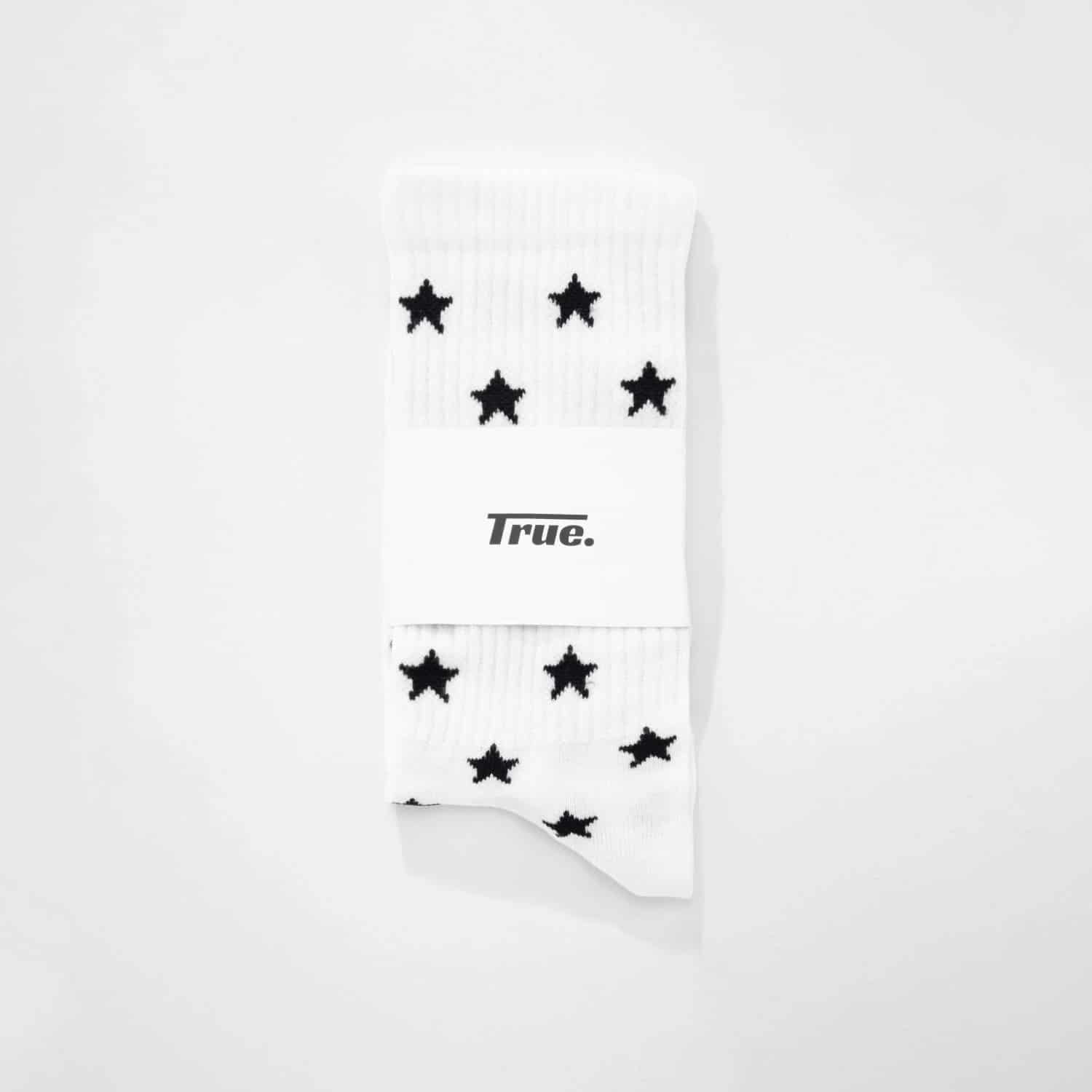 Black Stars Socks - White - miniatura 2