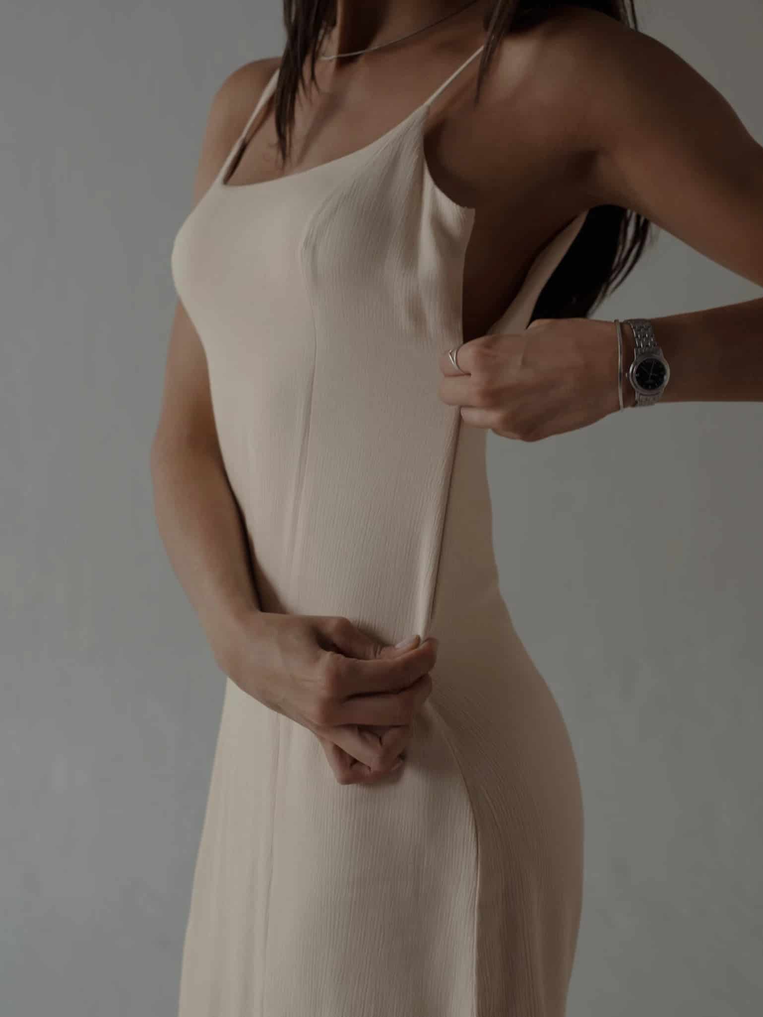 THE MINIMAL DRESS - NATURAL - miniatura 4