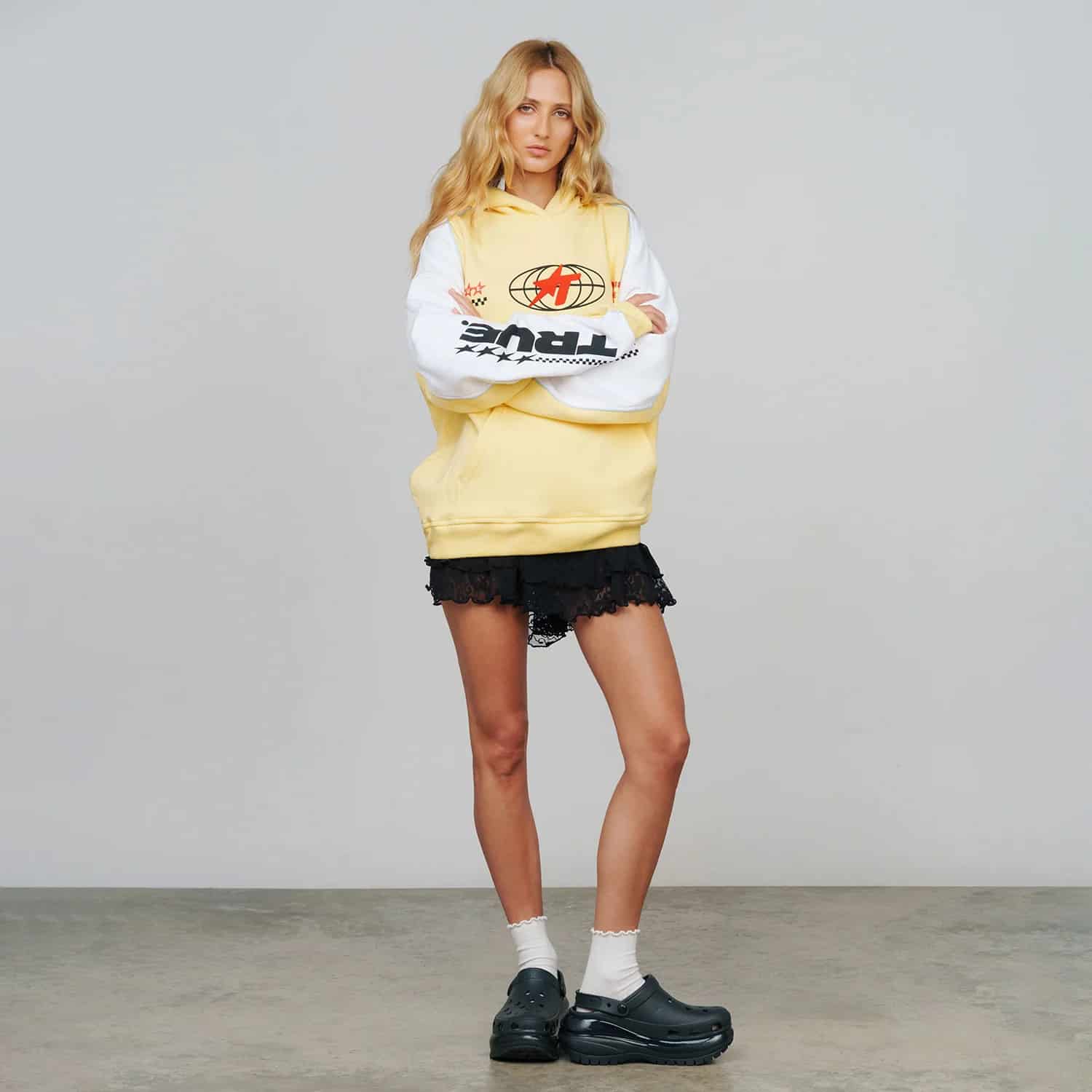 Fast Track Hoodie - Butter Yellow - miniatura 11