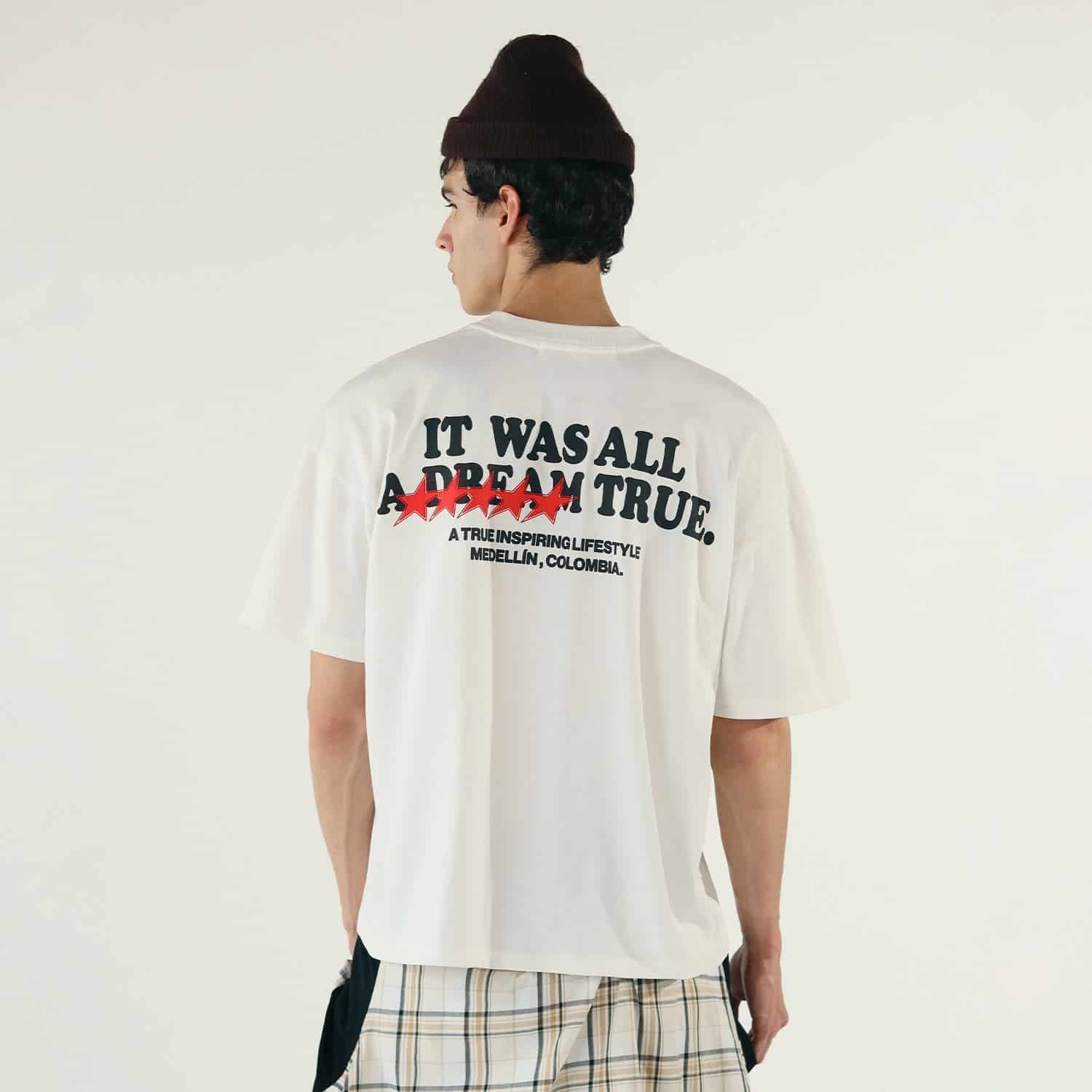 Dream True Boxy T-Shirt - Cream - miniatura 7