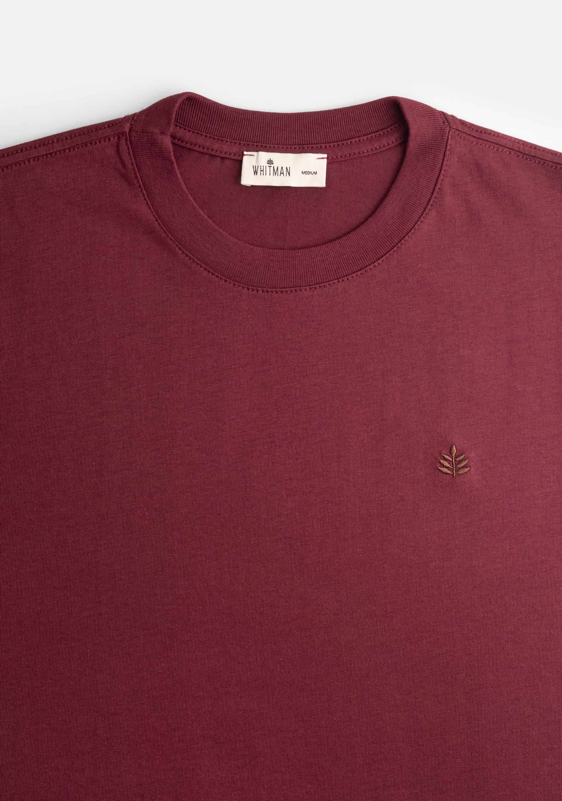 Camiseta H Unicolor L-Caf Vino - miniatura 2