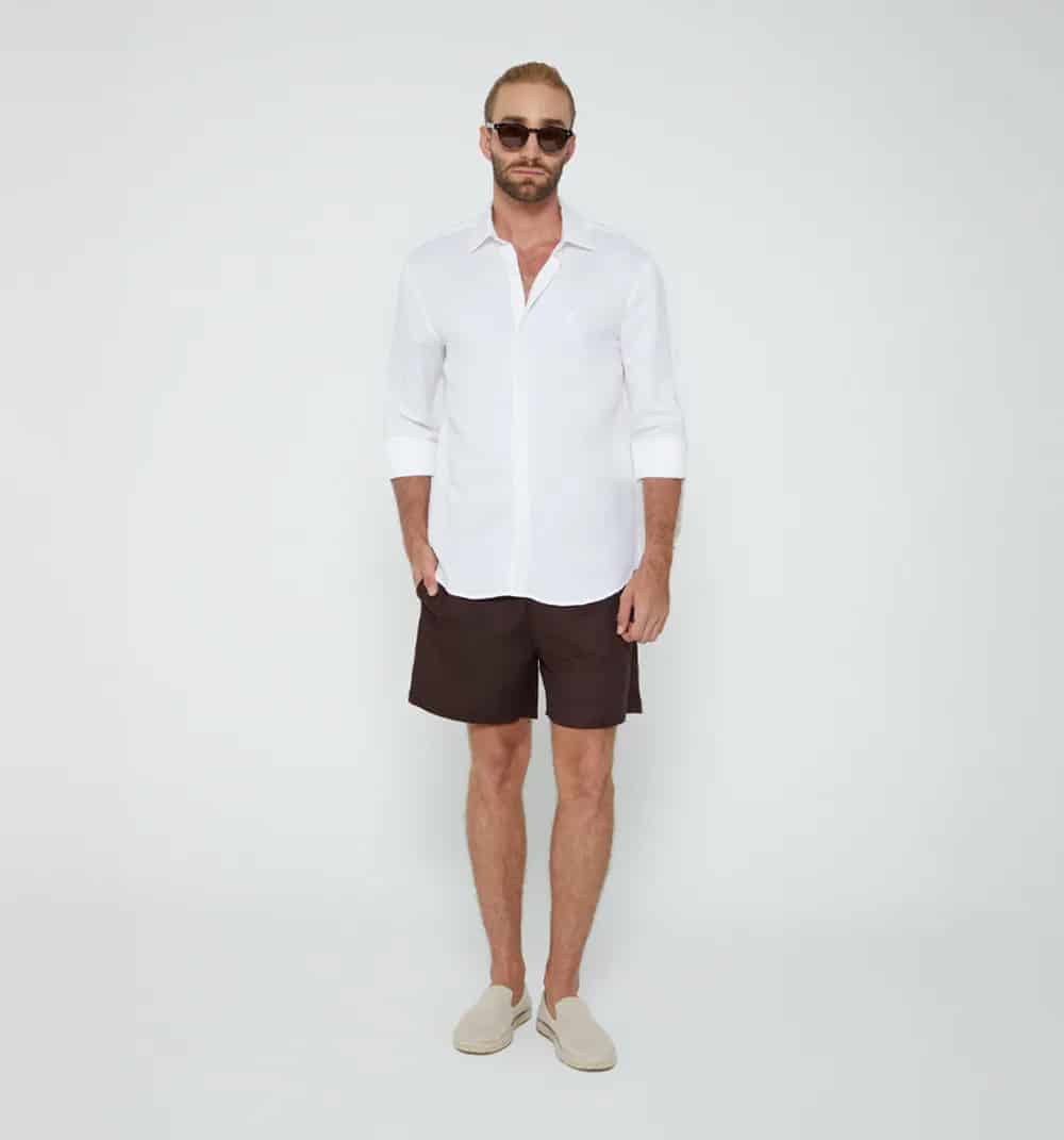 Camisa para hombre de lino - miniatura 26