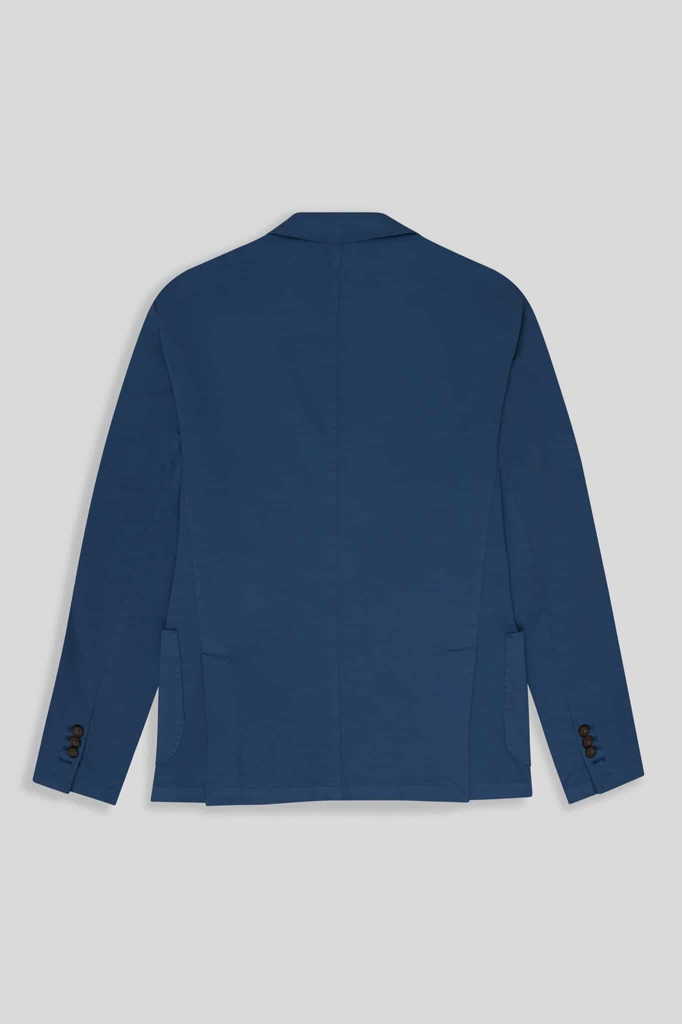 Men's mixed fabric blazer blue new sienna - miniatura 2