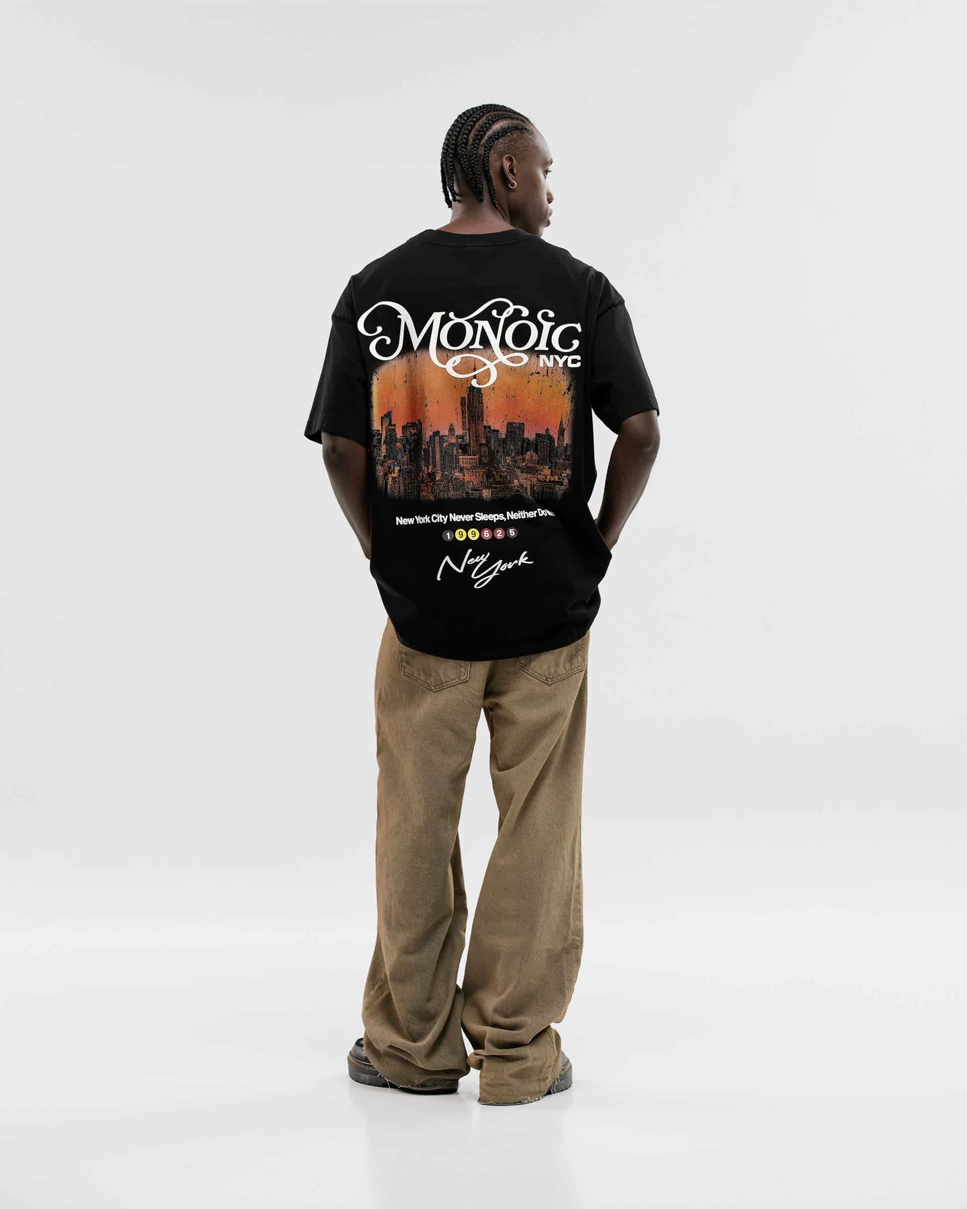 Camiseta Metro - Negro Oscuro - miniatura 5