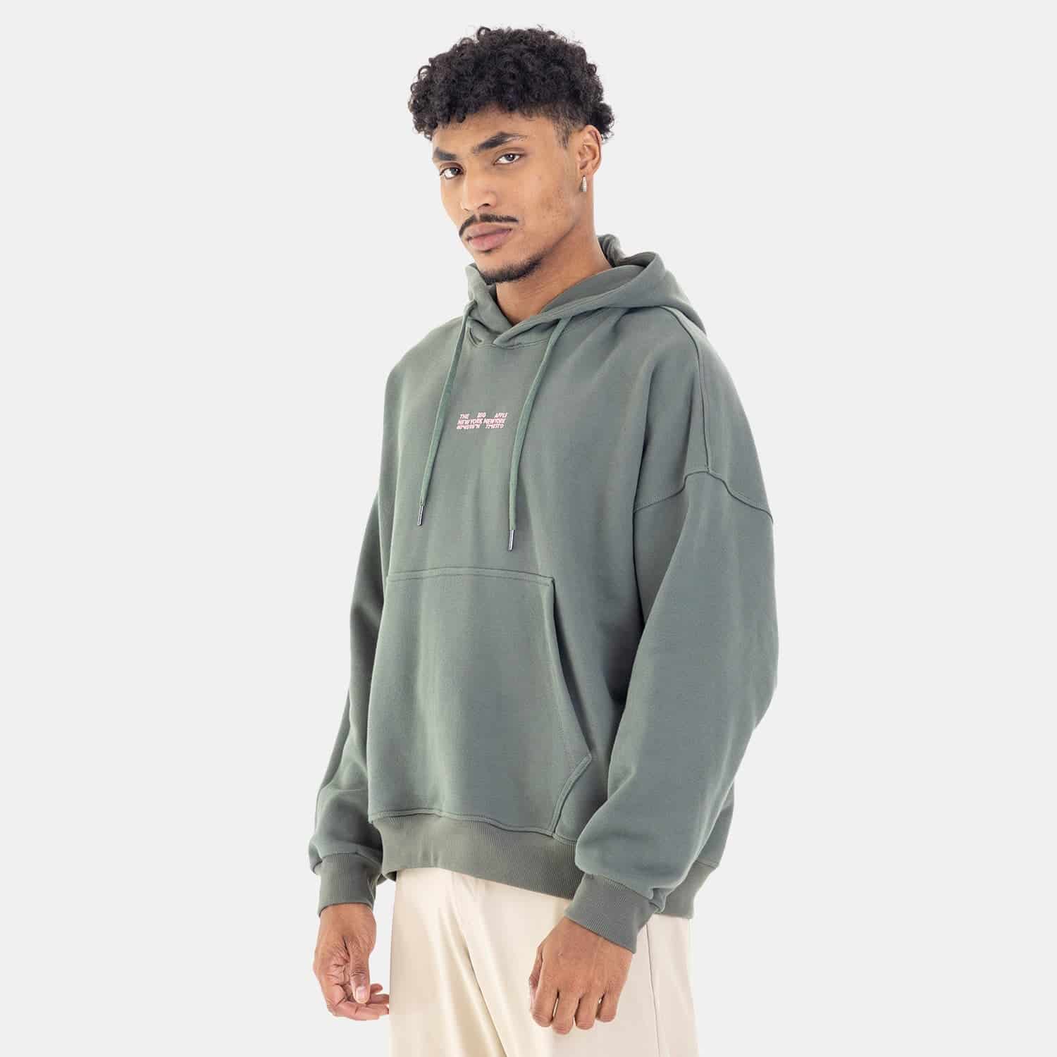 The Big Apple Hoodie Olive - miniatura 2