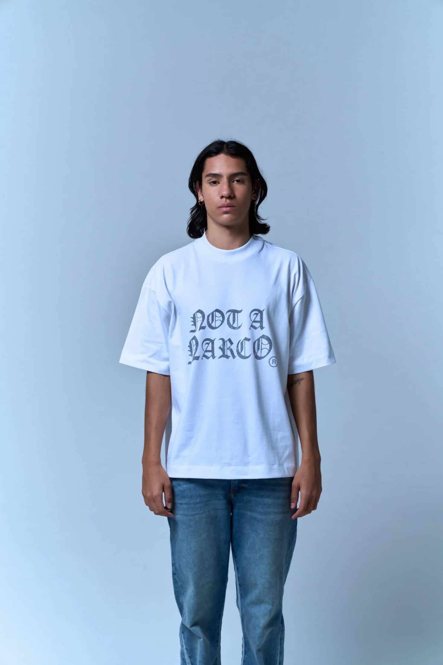 NOT A NARCO WHITE T-SHIRT - miniatura 8