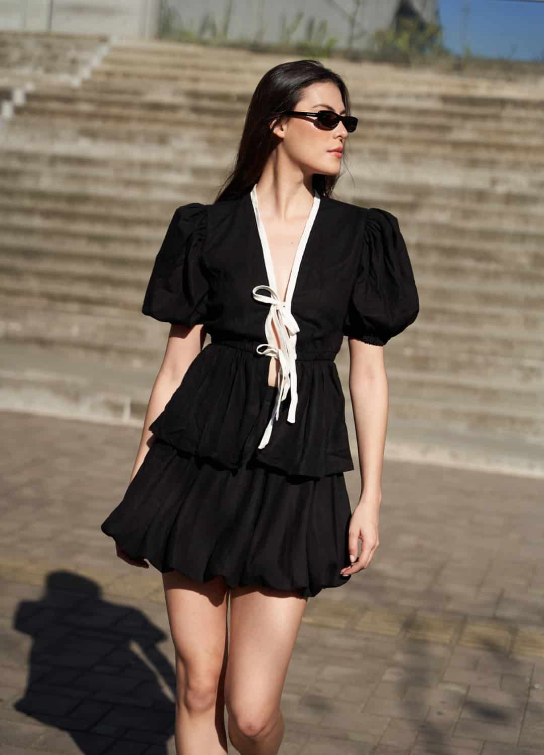 Blusa Arboleda Negro/Ivory - miniatura 3