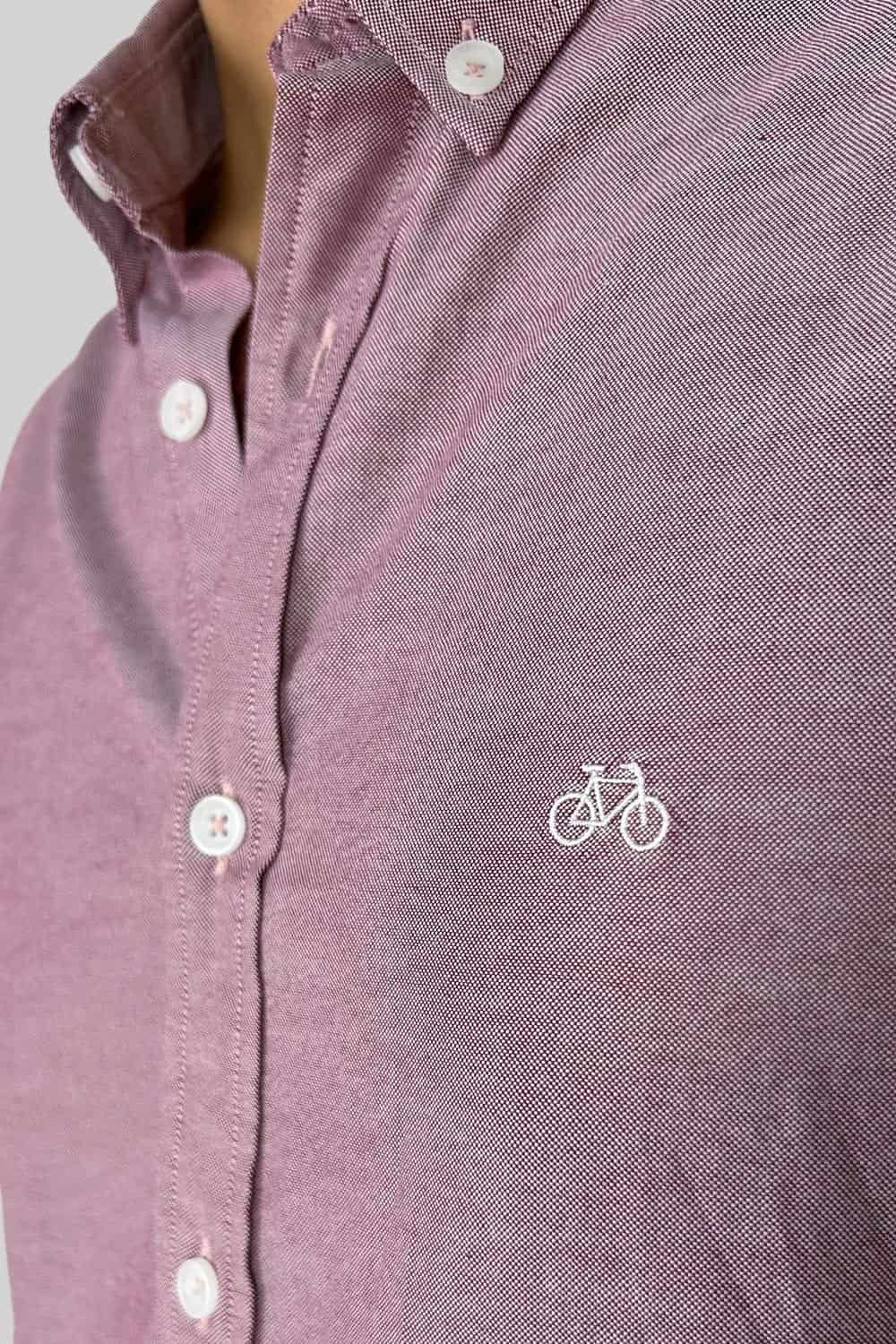 CAMISA OXFORD DOTTED RED - miniatura 3