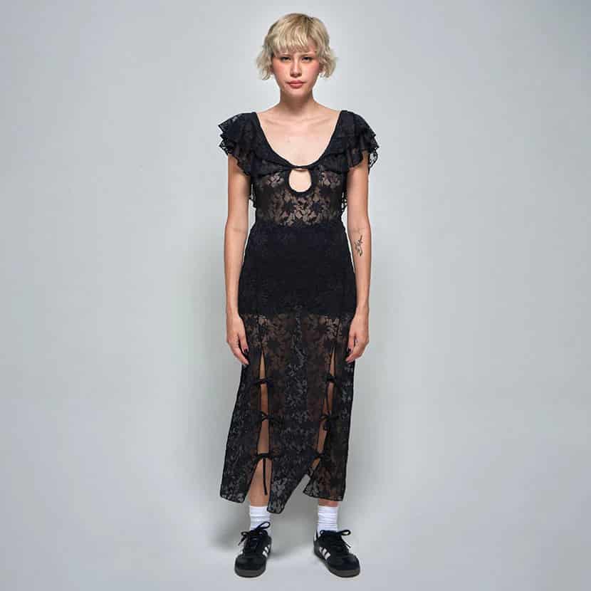 MIZU BLACK DRESS - miniatura 20