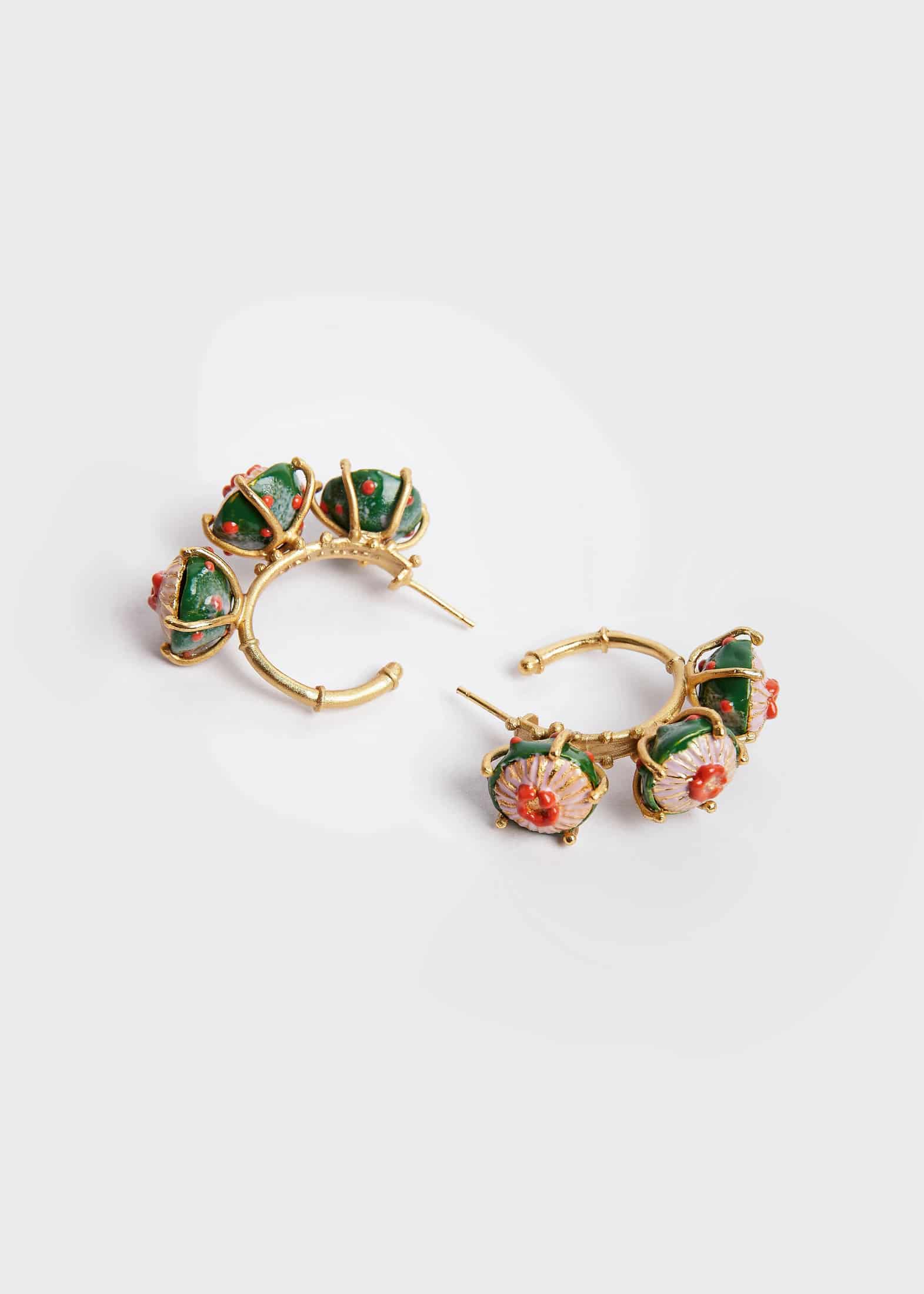 MAXI HOOP EARRINGS "SOMBRERITO" - miniatura 2