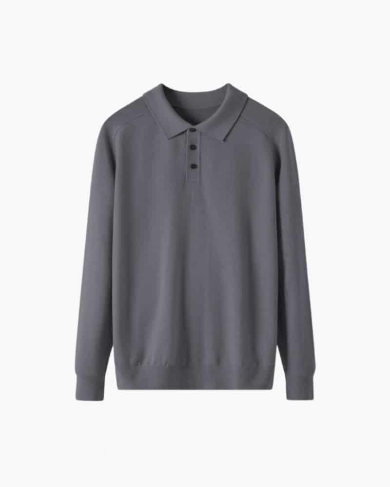 100% Premium Wool Polo - miniatura 3