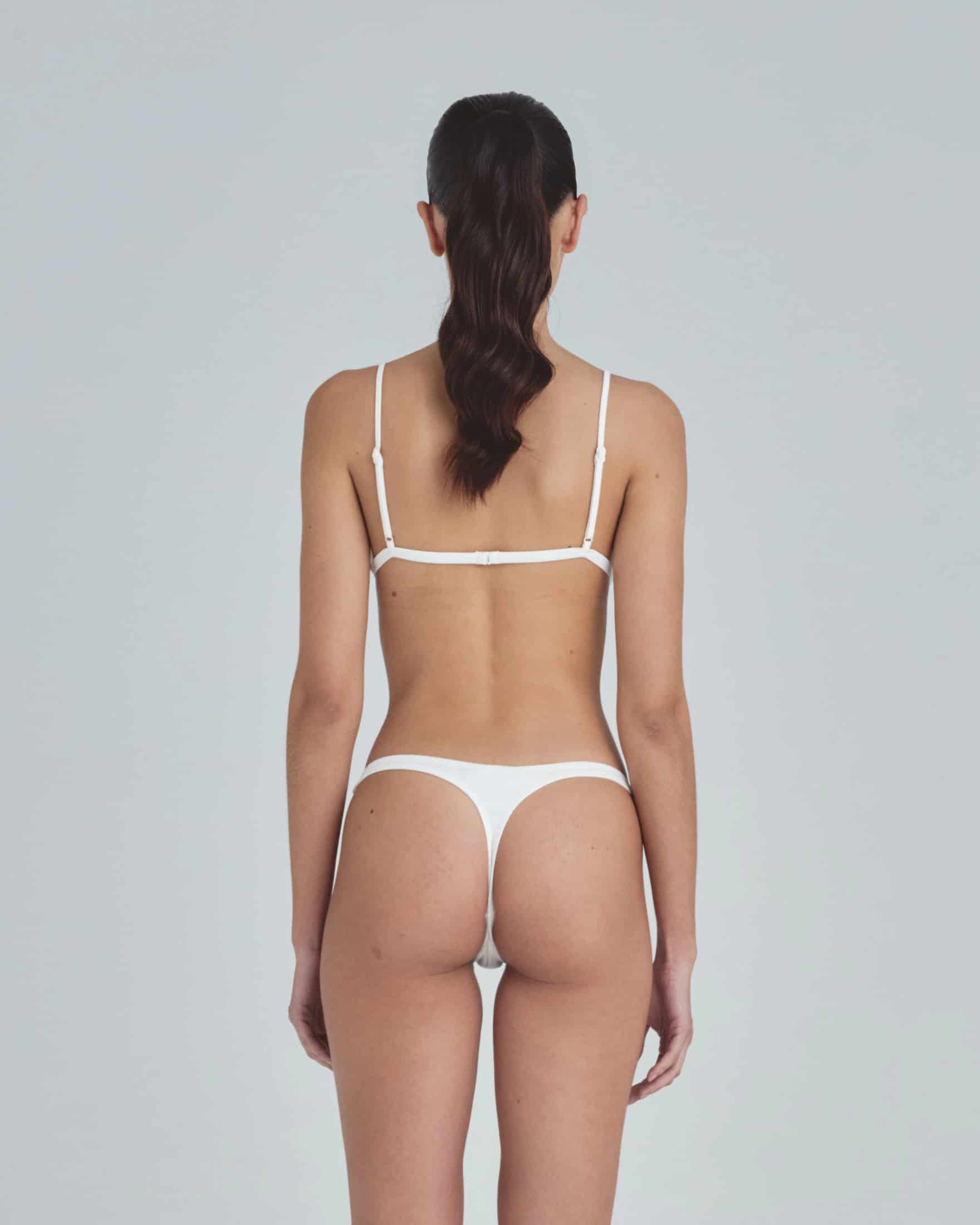 Line Undergold Studio Triangle Bralette Top White - miniatura 7