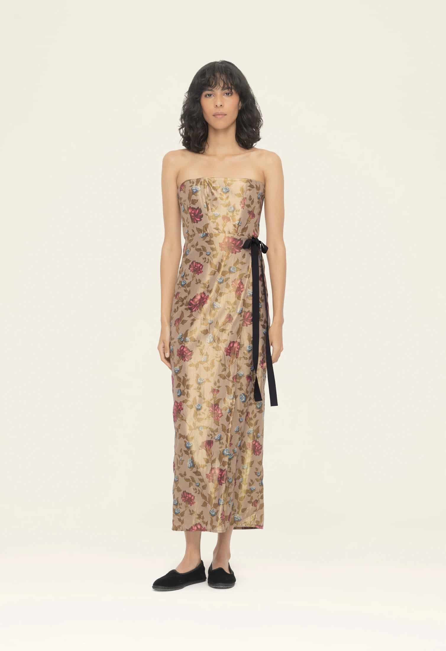 Cinéfila Memoria Maxi Dress - miniatura 1