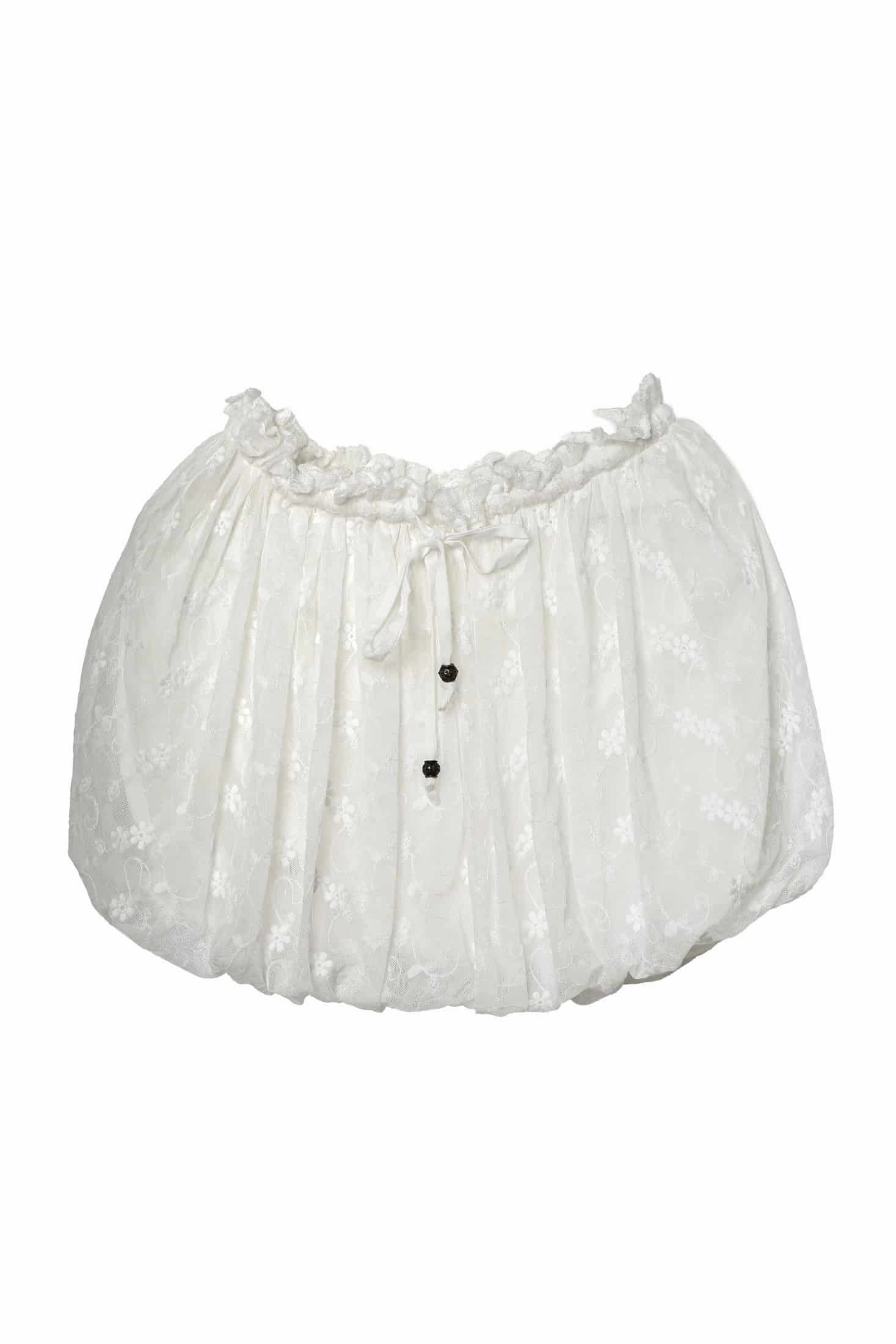AMOR LACE SKIRT WHITE - miniatura 2