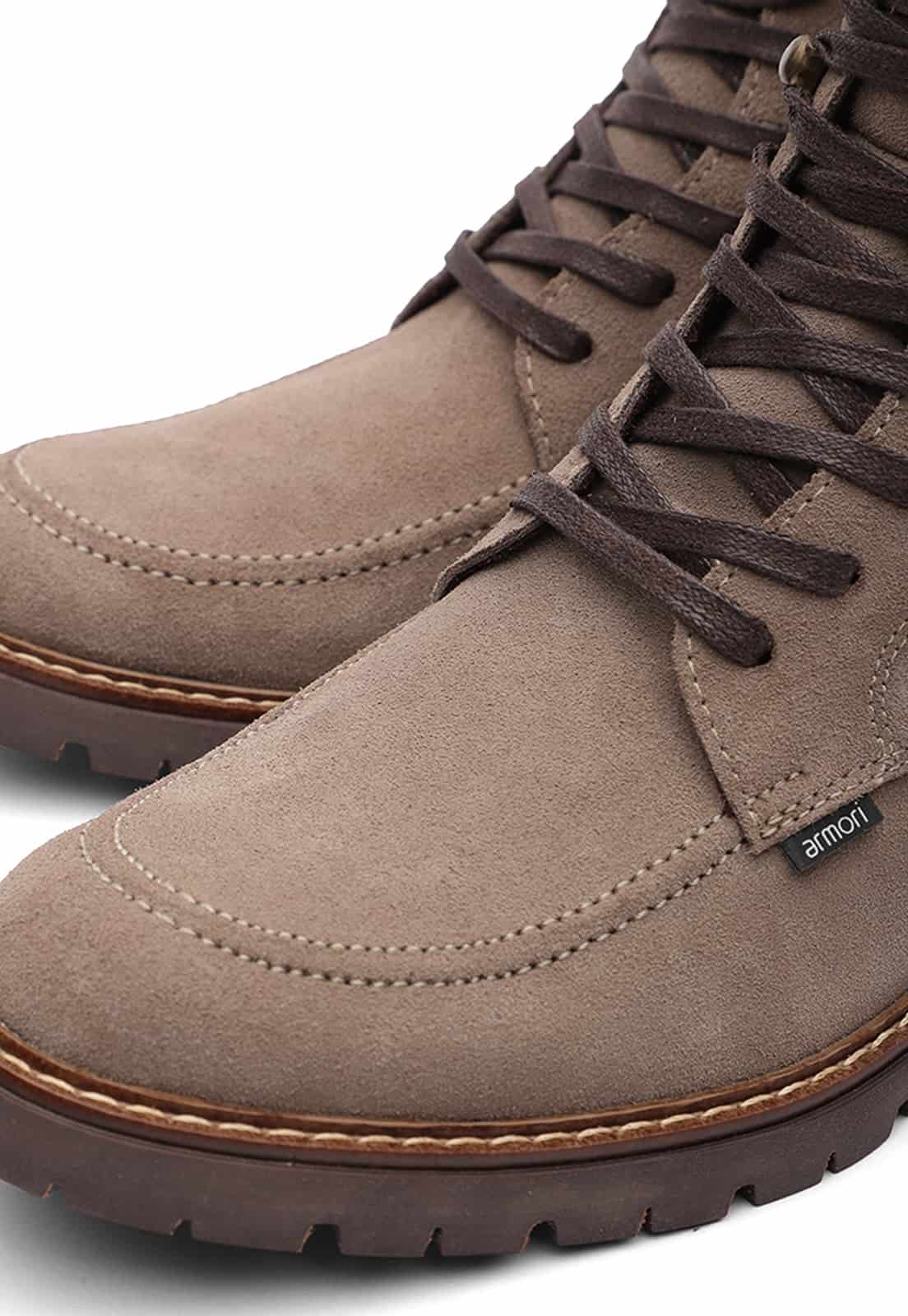 Botas de cuero para hombre color arena | Armori x Los Caballeros - miniatura 5