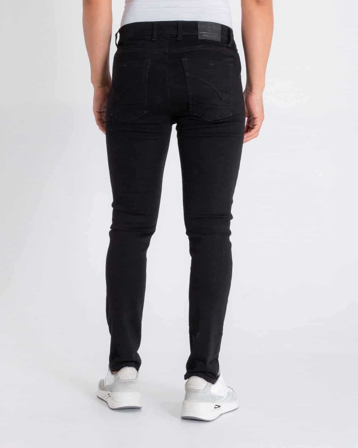 Jean slim negro para hombre - miniatura 4