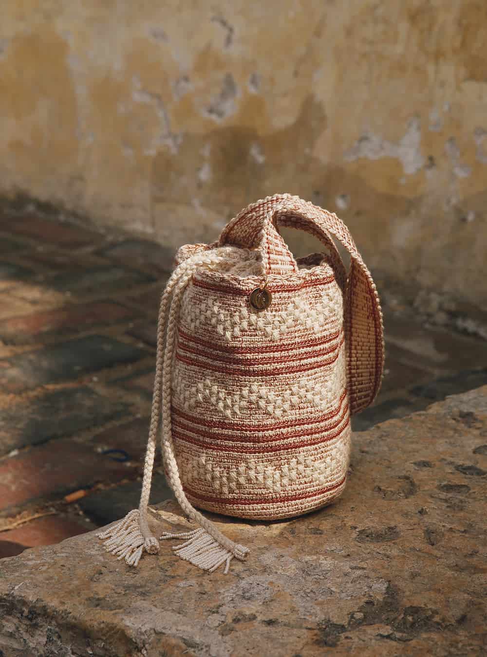 Mochila Caribeña Wayuu Cooper - miniatura 7