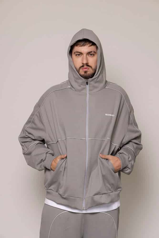 Hoodie 87/27 Sgo-Gris - miniatura 4