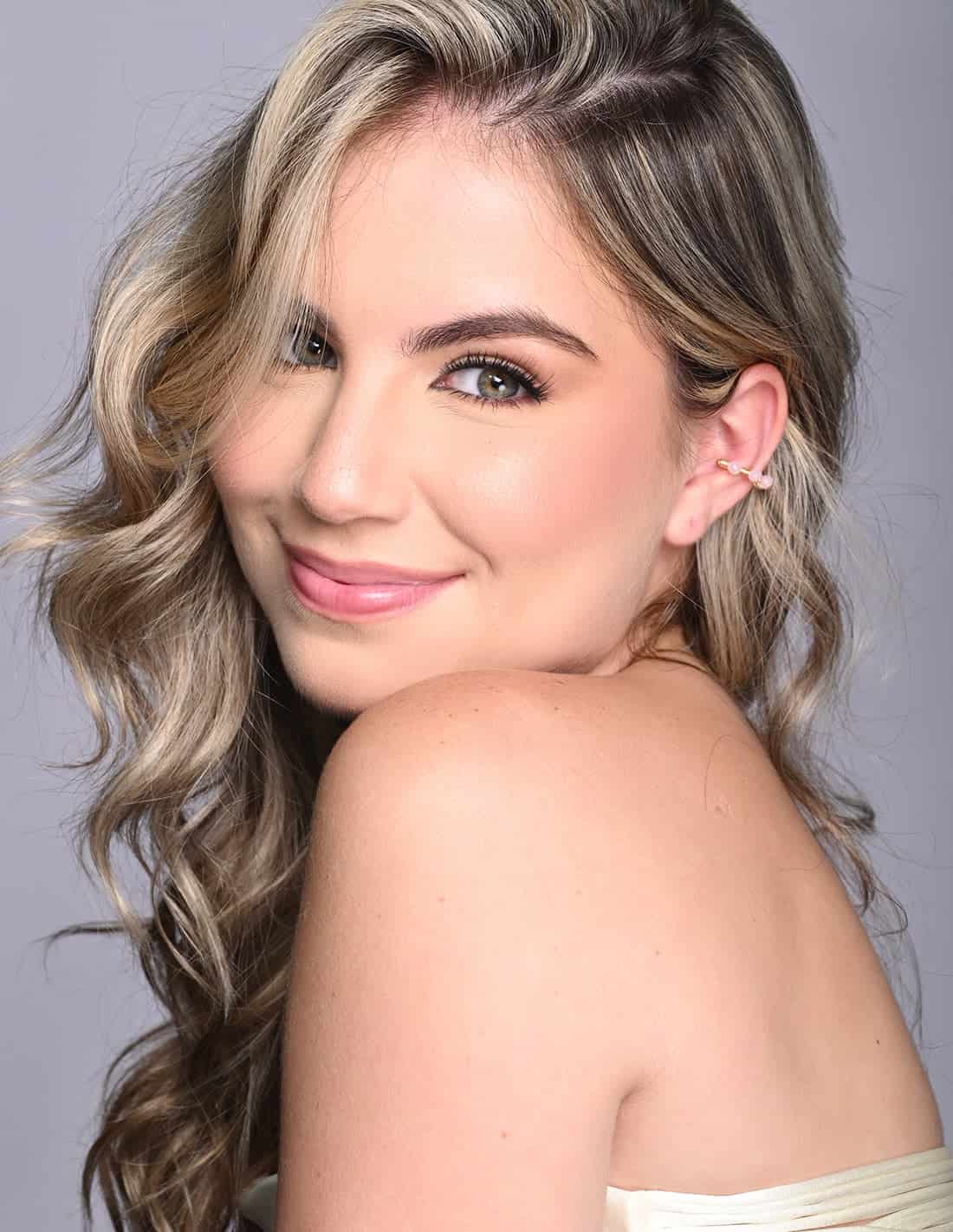 Ear Cuff Jazmin Pink - miniatura 2
