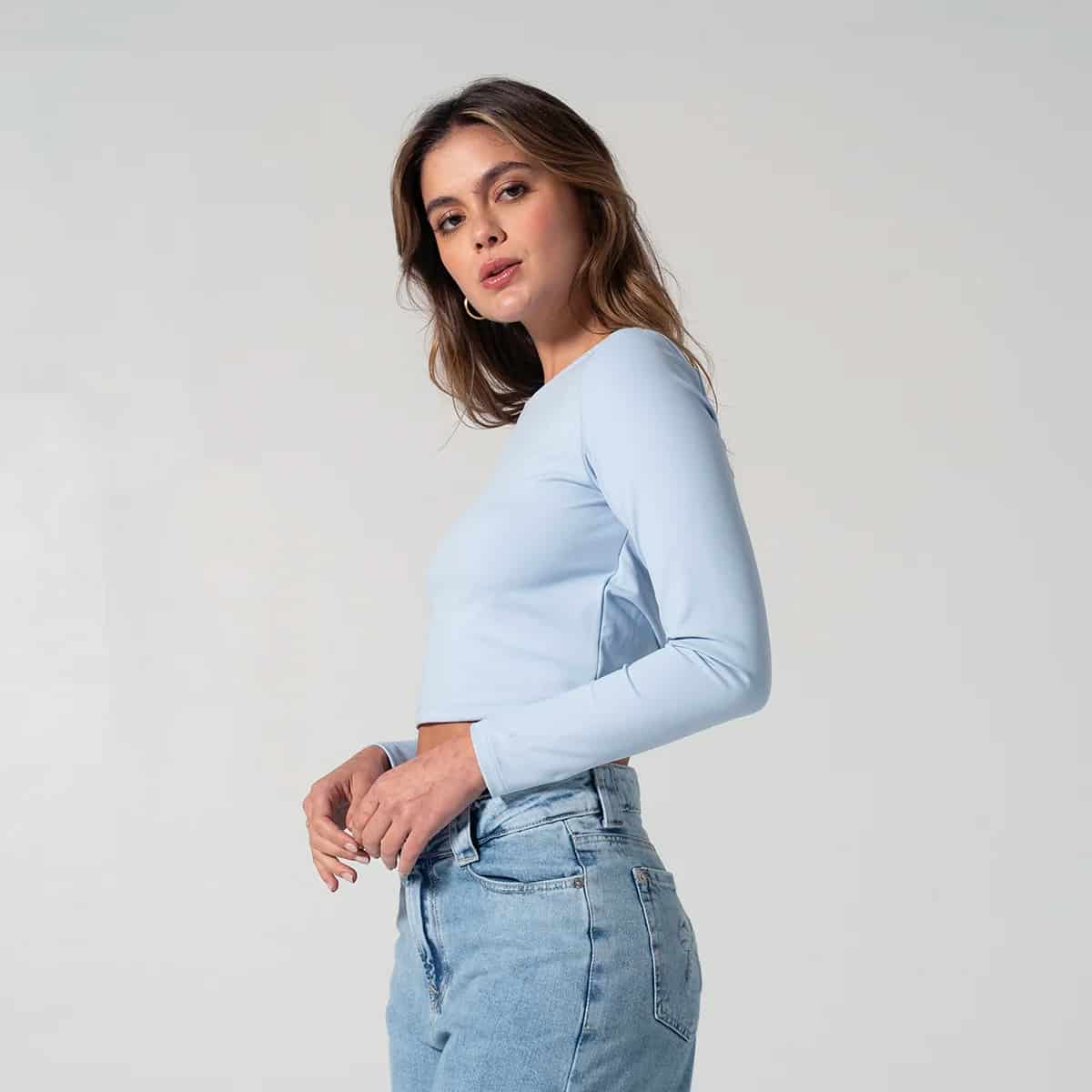 Blusa Crop Top Slim Miki - miniatura 6