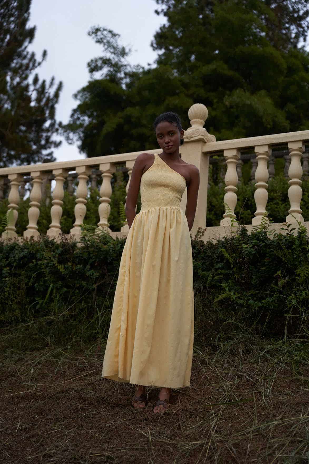 Vestido Lienzo Amarillo - miniatura 3