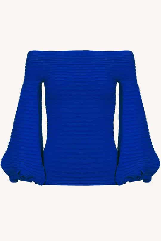 Conde Ribbed Blouse - miniatura 2