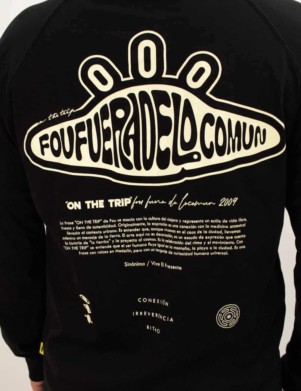 Camibuso Regular Fit One the trip negro Hombre - miniatura 4