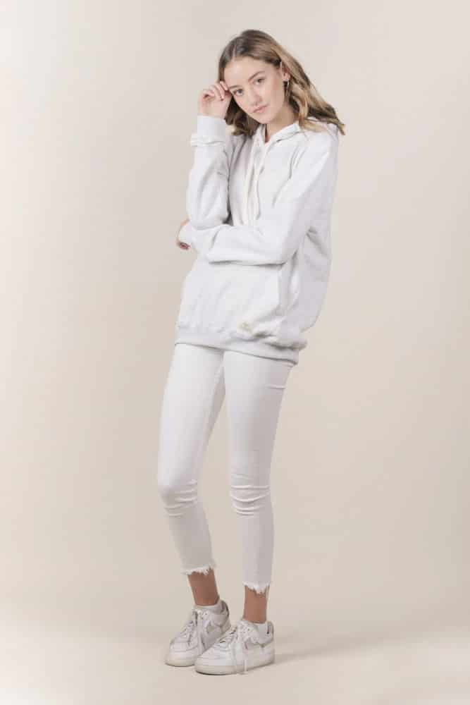 HOODIE GRIS CLARO UNISEX - BÁSICO - miniatura 2