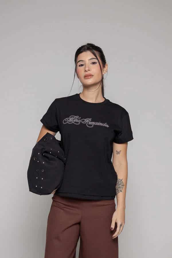 T-Shirt Remainder-Negra - miniatura 5