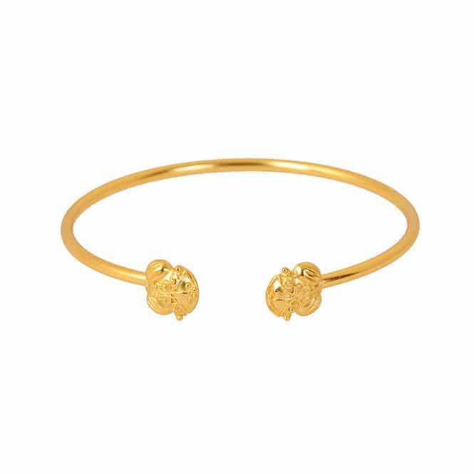 Pulsera de Aro Rana de Bolas Tairona - miniatura 1