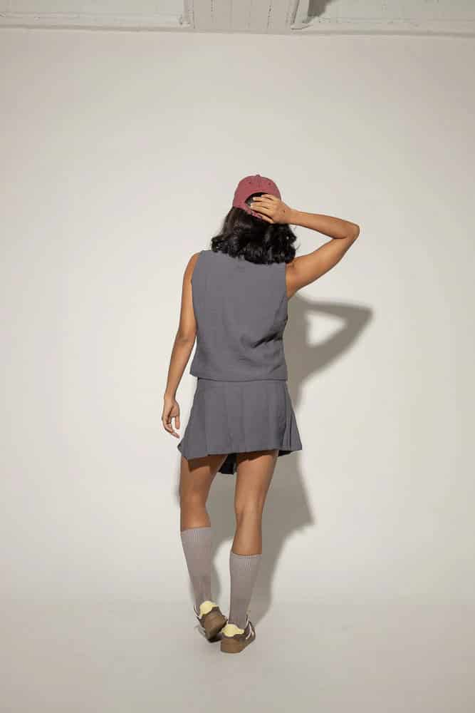 Set Chaleco y Falda Redemption-Gris - miniatura 4