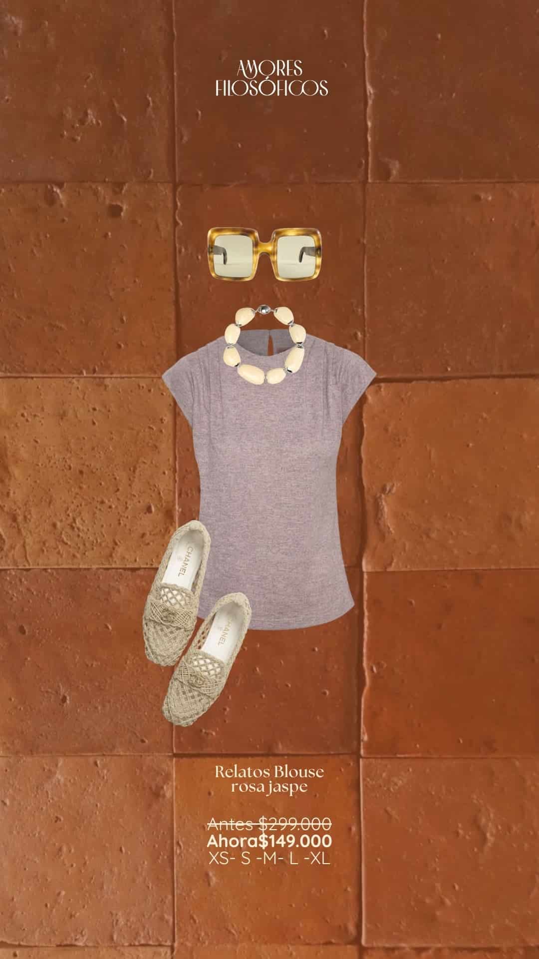 RELATOS BLOUSE ROSADO JASPE - miniatura 3