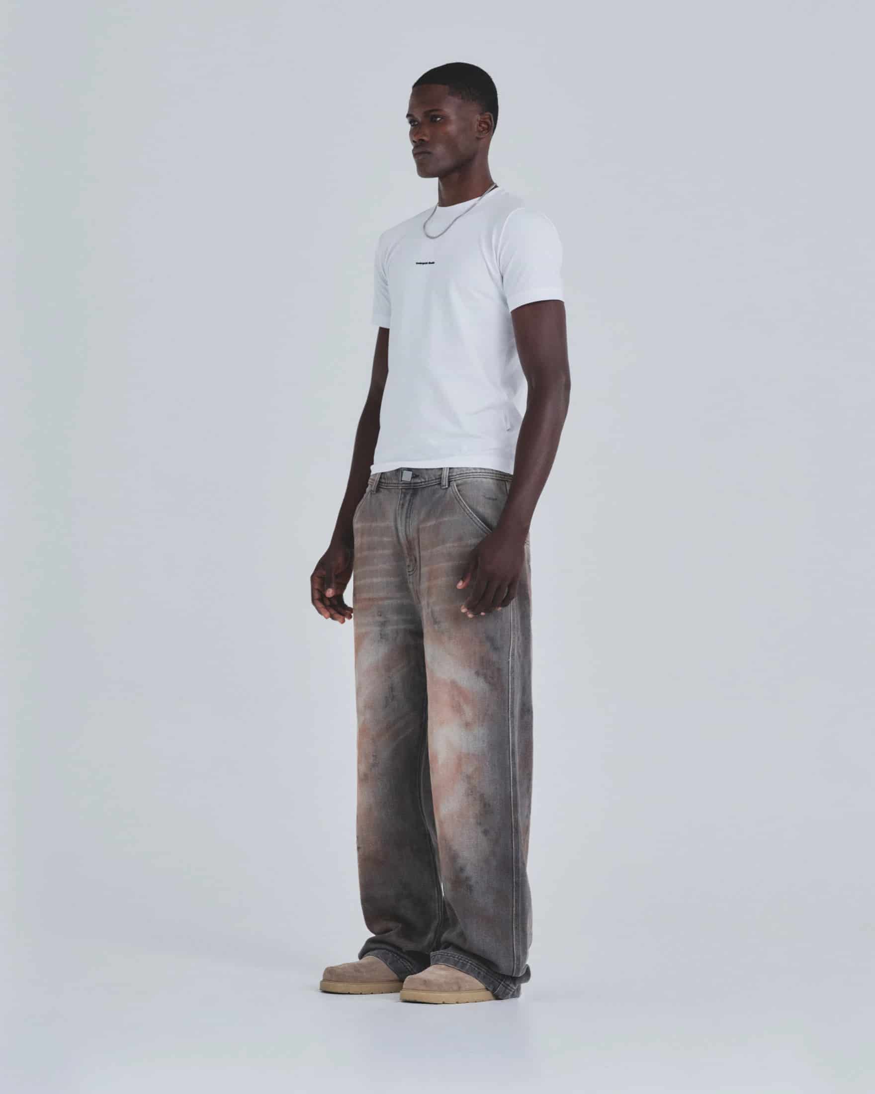 Holy State UNDGLD Wide Jeans Mechanic Gray - miniatura 5