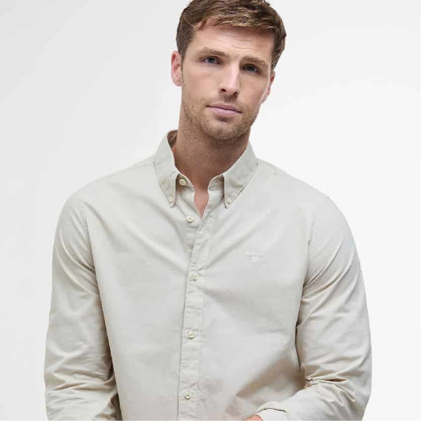 Garment Dyed Tailored Long-Sleeved Shirt - miniatura 1