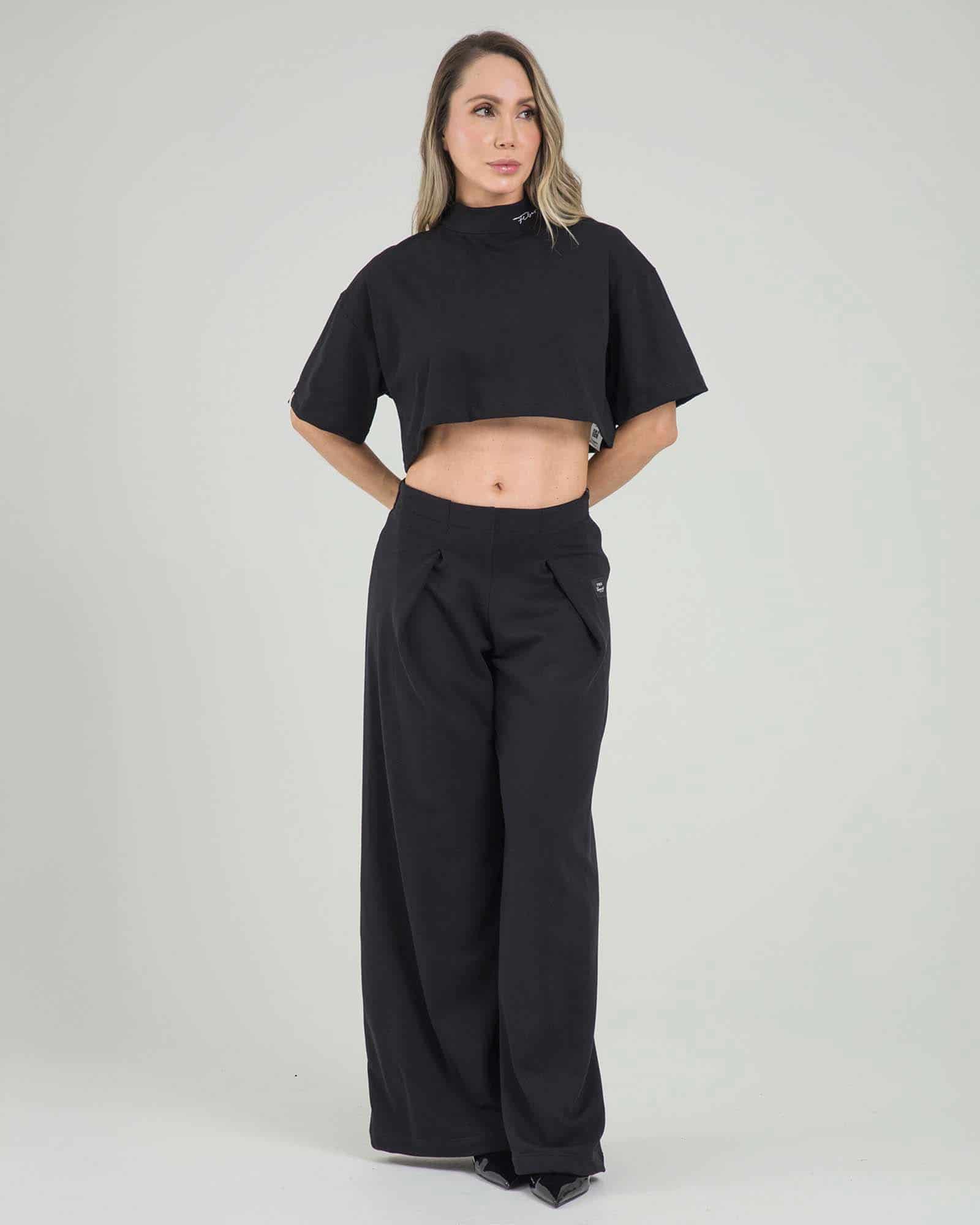 Sudadera Urban Drape negro lumen FIBER - miniatura 1